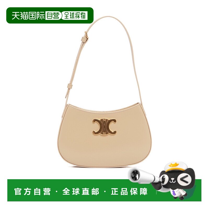 香港直邮Celine 中号拉链单肩包 115703BF4.月牙包马鞍包