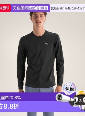 欧洲直邮Arc'teryx 始祖鸟 RHO LT速干运动圆领衫男款抓绒男装