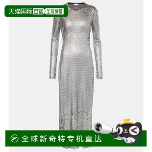 女士 连衣裙 香港直邮Rabanne 钩花长款 舒适 000984 metal金属色