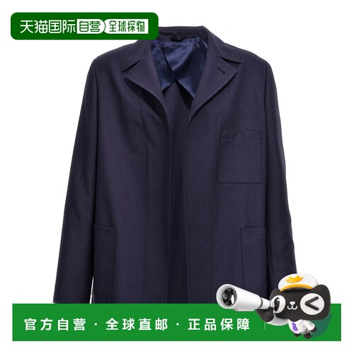 欧洲直邮FENDI 男士夹克 FJ0797AR8SF04V6 SS2025 蓝色