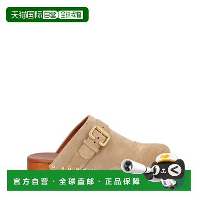 1h可退 香港直邮CHLOÉ 女士凉鞋 26S12ZRY751 CO 浅棕色 MULE 