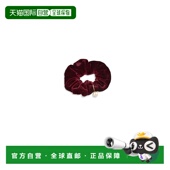 自营欧洲直邮Dior迪奥 女士酒红色粘胶纤维发环