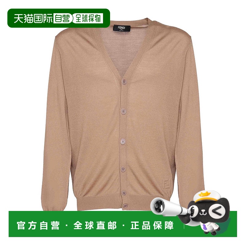 1h可退 FENDI 男士针织毛衣 FZC491AR88F0TZ8开衫