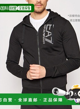 香港直邮EA7 Emporio Armani 徽标连帽休闲外套 3KPM53PJ05Z1200
