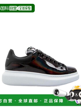 1h可退 香港直邮ALEXANDER MCQUEEN 25FW 漆皮皮质低帮运动鞋 Wom