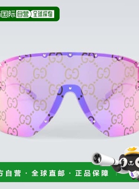 1h可退 香港直邮Gucci 古驰 男士 Mask-frame 太阳眼镜 000919