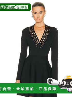 香港直邮Alaia 女士 Vienne V领性感连体衣 AA9B01943M774