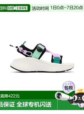 自营欧洲直邮Columbia Konos女士黑色/海冰色聚酯纤维凉鞋
