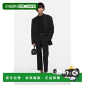 Studios 男士 藏青色 自营欧洲直邮Acnes 白色粘胶纤维双排扣西装