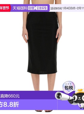 1h可退 香港直邮versace 范思哲 女士 水晶半身裙 76HAE8B6J01248