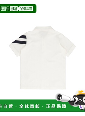1h可退 香港直邮Moncler 盟可睐 男童 棉质凸纹布Polo衫童装 J295