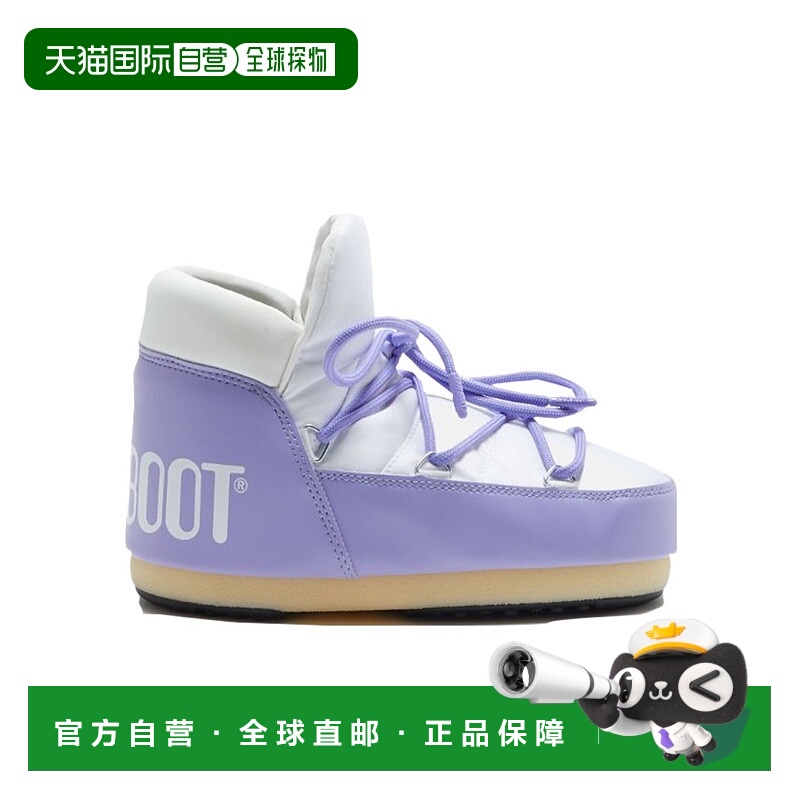 香港直邮Moon Boot 徽标短筒靴 14601900正品时尚保暖轻便外穿