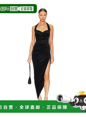 1h可退 香港直邮NORMA KAMALI 诺玛 卡玛丽 女士 Cayla 天鹅绒单