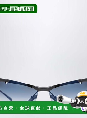 香港直邮Balenciaga 巴黎世家 女士 猫眼回力镖镜面蓝色太阳眼镜