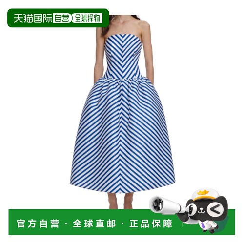香港直邮Self-Portrait 条纹连衣裙 SS26158MA