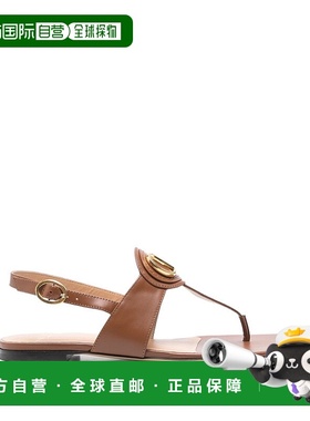 1h可退 香港直邮Valentino 华伦天奴 女士 露趾平底凉鞋 WS0MB7DS