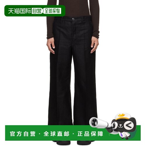 香港直邮rick owens 瑞克 欧文斯 男士 黑色 Tower Work 长裤 RU0