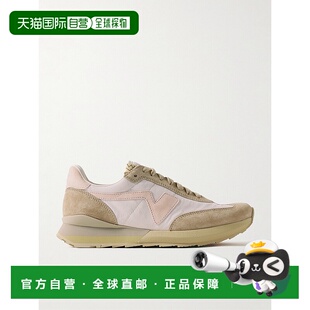 1h可退 香港直邮Visvim 维斯维木 男士 FKT Runner 山羊皮边帆布