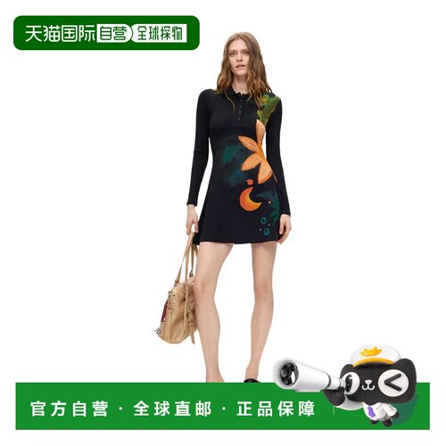 欧洲直邮DESIGUAL 女士连衣裙 26WWVK302000 AW2026 黑色 VEST_ED