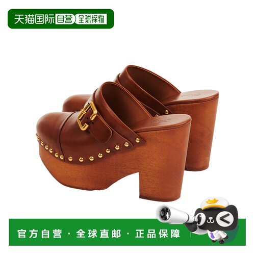 1h可退 香港直邮CHLOÉ 女士高跟鞋 C24A02TLT27T SS2026 棕色 JEA