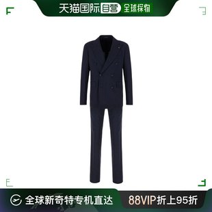 子西装 香港直邮Tagliatore 外套腰带环裤 2SVS20B1121000 长袖 套装
