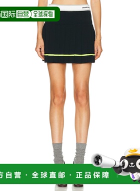 1h可退 香港直邮Casablanca 女士 条纹褶裥半身裙 WSP26KW123401