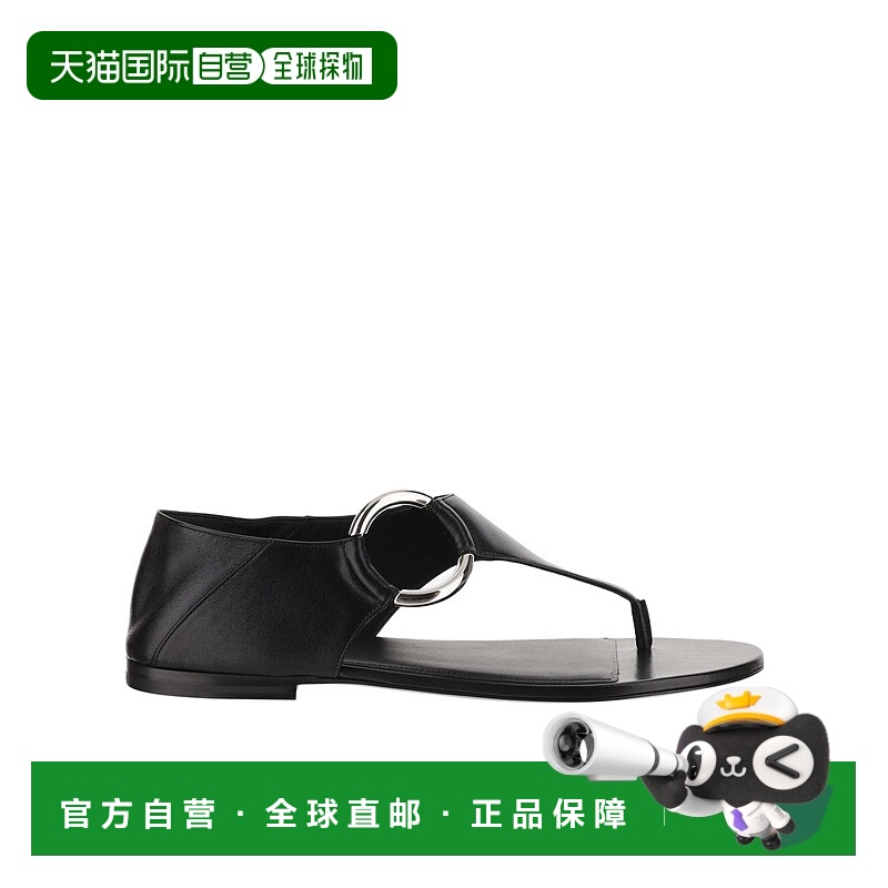 香港直邮Saint Laurent XSL夹趾平底凉鞋 776411AAC6O