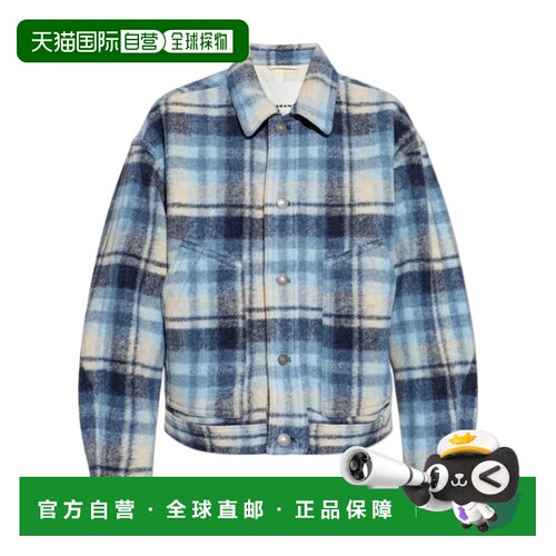 1h可退 香港直邮ISABEL MARANT 男士夹克 VE0277HCD1D01H30BU SS2