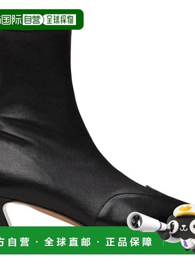 香港直邮KHAITE 女士 黑色 Nevada Stretch Low 踝靴 F1068836