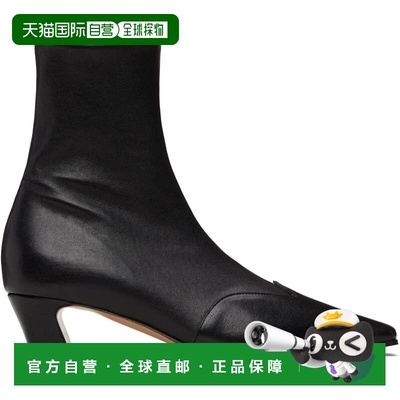 香港直邮KHAITE 女士 黑色 Nevada Stretch Low 踝靴 F1068836