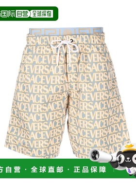 香港直邮Versace 徽标泳裤 10078421A07862范思哲休闲裤短裤
