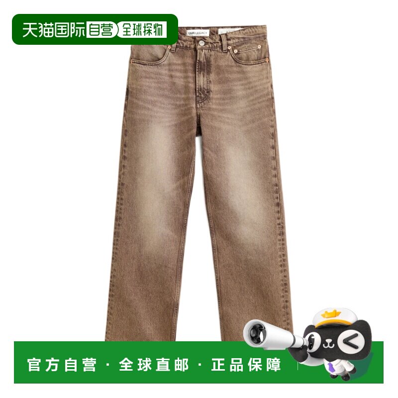 香港直邮OUR LEGACY 男士牛仔裤 M2265CCL SS2026 棕色 腰带环牛