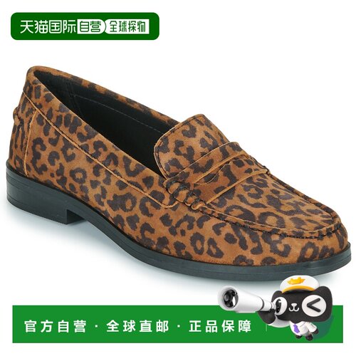 欧洲直邮Geox 女鞋 乐福鞋摩卡辛鞋 棕色 冬天 D CLORIDIE A单鞋