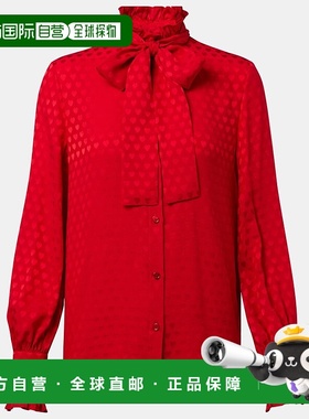 1h可退 香港直邮Valentino 华伦天奴 女士 La Cour De Cœur crêp