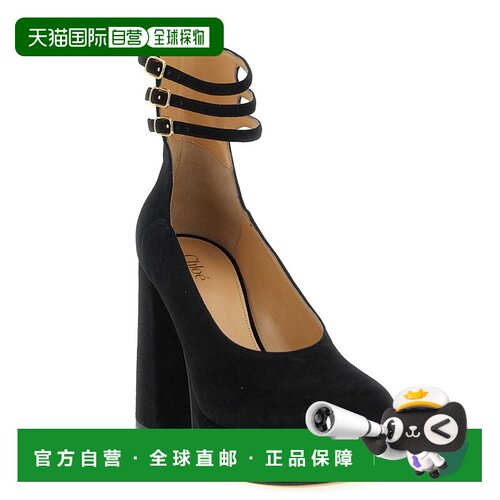 1h可退 香港直邮CHLOÉ 女士高跟鞋 CH25W13FRA001 AW2025 黑色