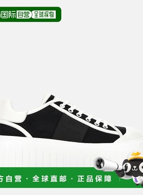 自营欧洲直邮Hogan H-Stripes黑色运动鞋女款