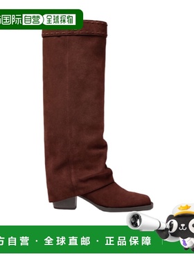 香港直邮Fendi Minerva 粗跟长筒靴 8W8566QK9