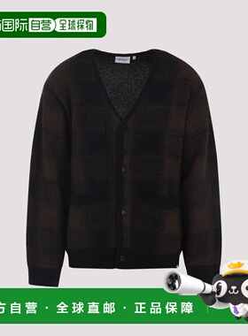 1h可退 香港直邮CARHARTT WIP 男士 EVERSON 黑色羊驼毛针织开衫