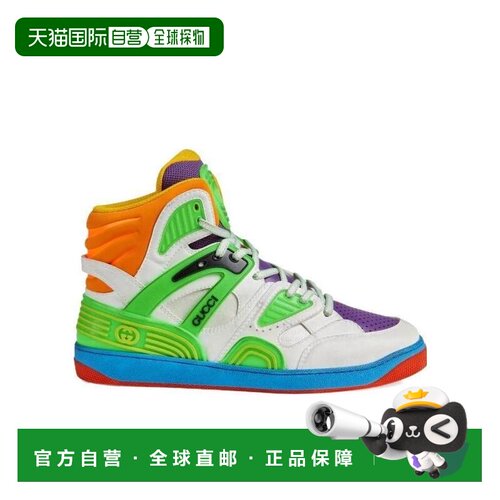 自营1h可退 Gucci Basket高帮球鞋 6613012SH80运动鞋古驰