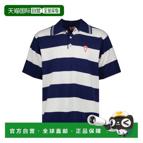 香港直邮Kenzo 条纹Polo衫 FD55PU3713CN.短袖标志经典