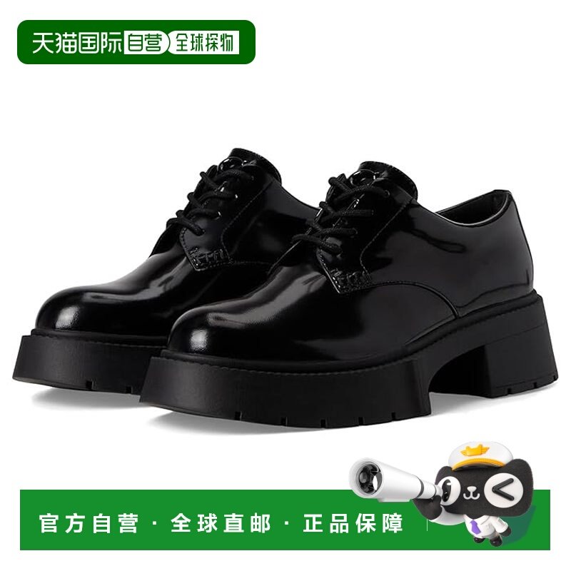 1h可退 香港直邮Coach 蔻驰 女士 Lyla 防水台德比鞋 black黑色,女鞋,浅口单鞋,淘宝优惠券,粉丝福利购,淘宝优惠卷