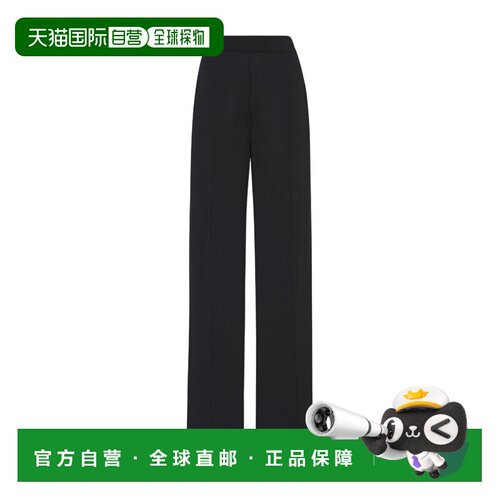 香港直邮THE ROW 女士休闲裤 6875Y476BLN SS2023 黑色 高腰休闲