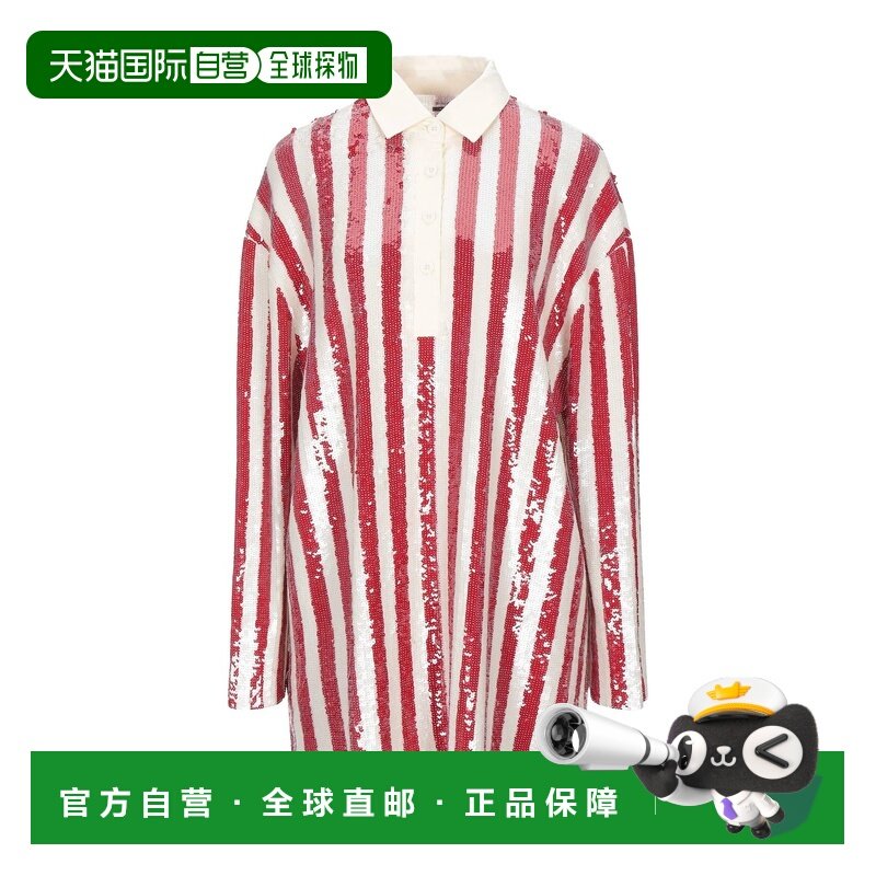 1h可退 香港直邮Pinko C-clique 女士 珠片连衣裙 beige米色 舒适,女装/女士精品,连衣裙,淘宝优惠券,粉丝福利购,淘宝优惠卷