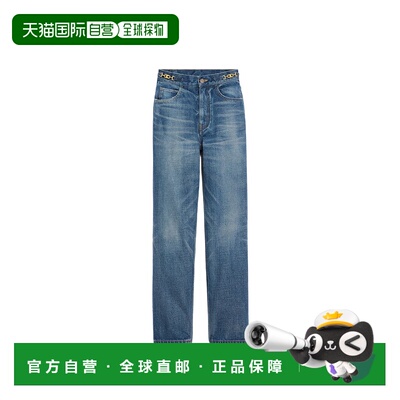 香港直邮Celine 玛格丽特牛仔裤 2N861930F.直筒裤
