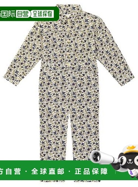 香港直邮Bonpoint 女童 Bertie 花朵灯芯绒连体裤童装