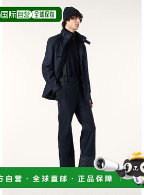 自营欧洲直邮Loro Piana 男士黑色初剪羊毛休闲裤滑雪服背带裤