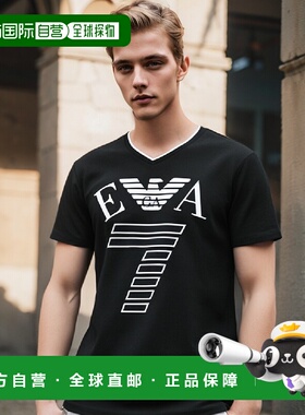香港直邮EA7 Emporio Armani logo圆领T恤 2736854A239阿玛尼