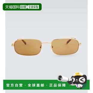 1h可退 香港直邮Gucci 古驰 男士 矩形太阳眼镜 000919 metal金属