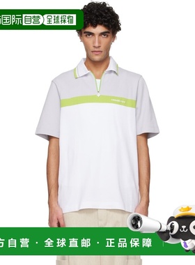 1h可退 香港直邮Casablanca 男士 灰色 & 白色 Polo 衫 MSP26JTP4