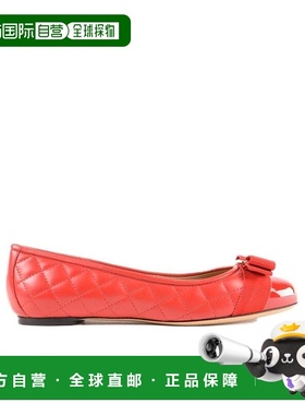 香港直邮Salvatore Ferragamo 蝴蝶结芭蕾舞鞋 01M831女鞋一脚蹬
